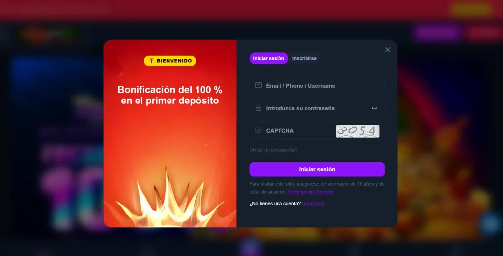 Iniciar sesión en Bbrbet